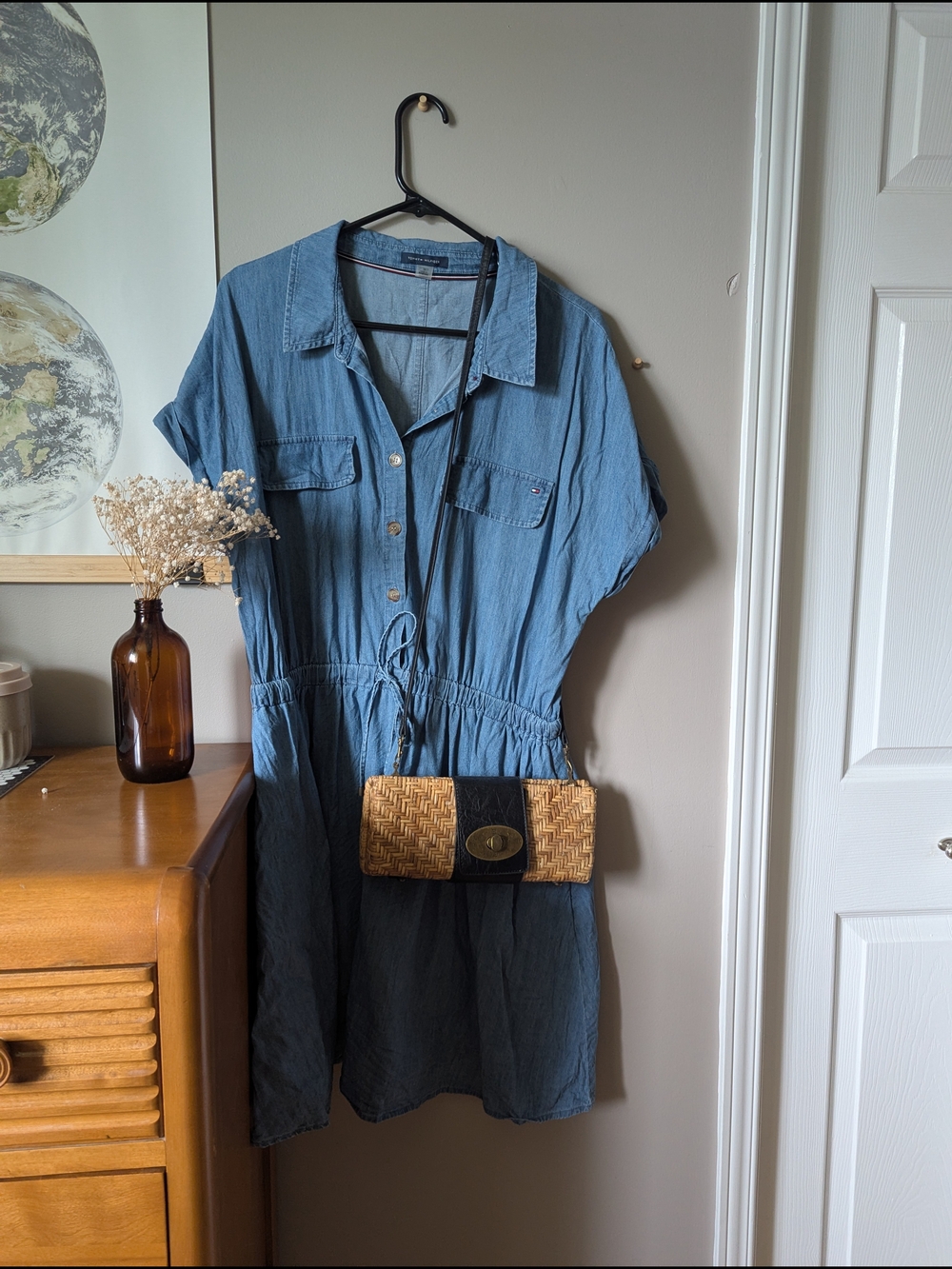 Tommy Hilfiger Chambray Shirt Dress